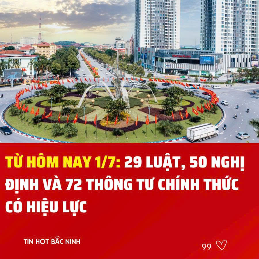 Từ ngày 1/7 thay đổi luật và quy định mới chính thức có hiệu lực